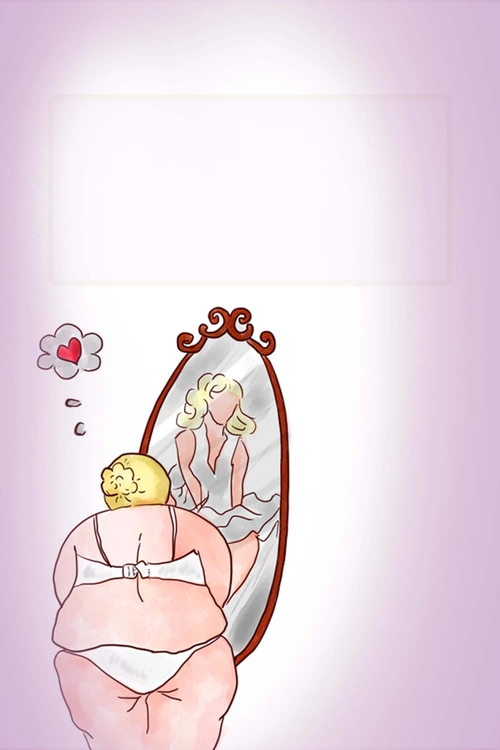 减肥腰带海报背景素材