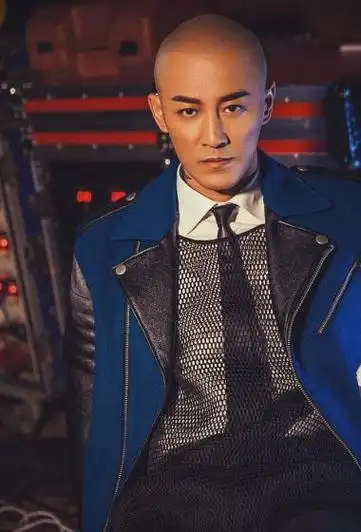 林峯光头造型个性写真图片25