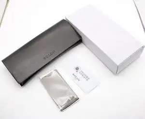 暴龙太阳镜盒折叠便携式眼镜盒原装墨镜近视镜简约创意复古镜布