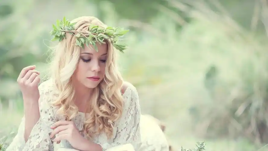 清新欧美美女文艺写真高清宽屏桌面壁纸