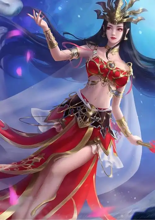 美杜莎插画图片壁纸