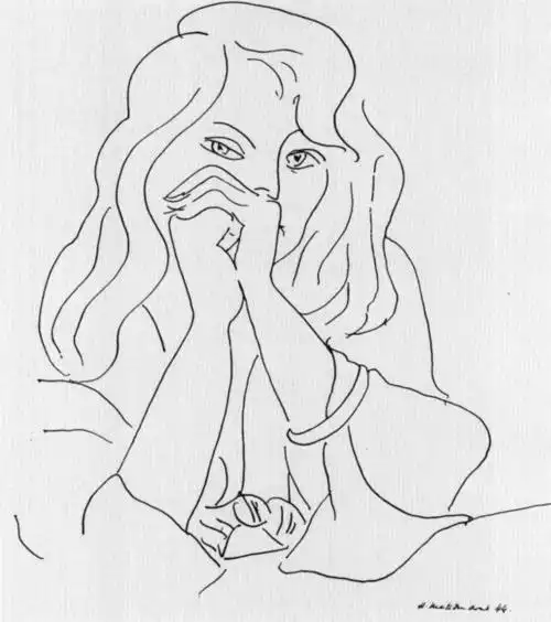 马蒂斯的速写线条,好美妙