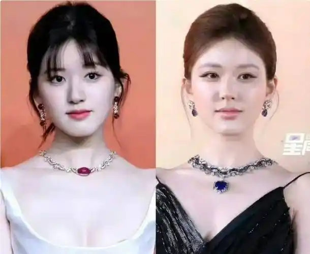 赵露思出席宝格丽线下活动,旧照对比差距大,引发"整容"大讨论_变化_网