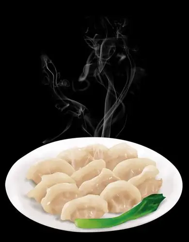 一碗冒着热气的青菜水饺美味饺子292769图片素材