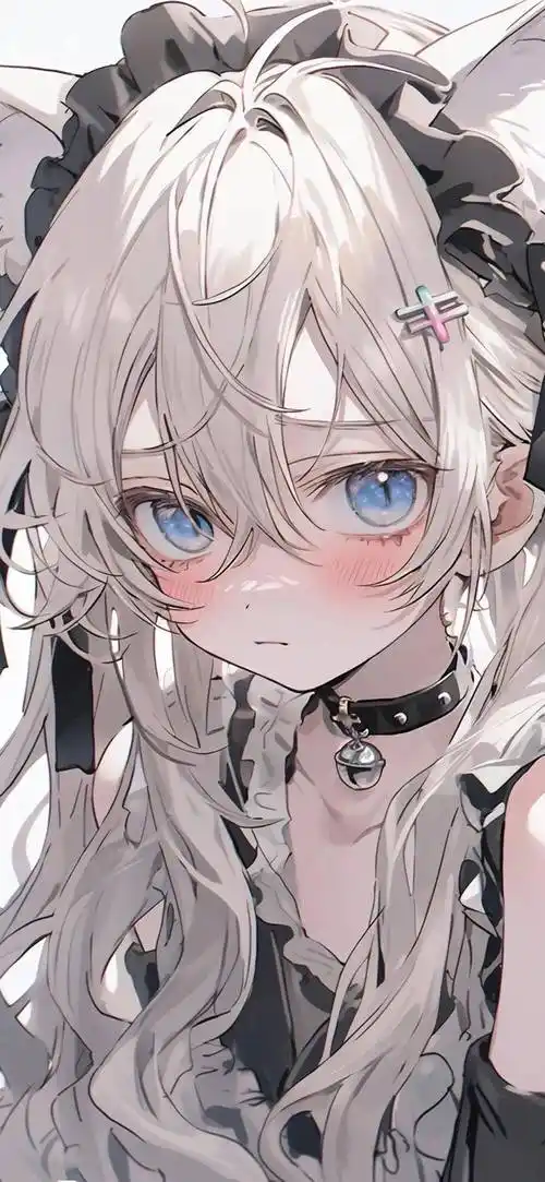 超高清手机壁纸 二次元动漫锁屏_end_眼眸_因为