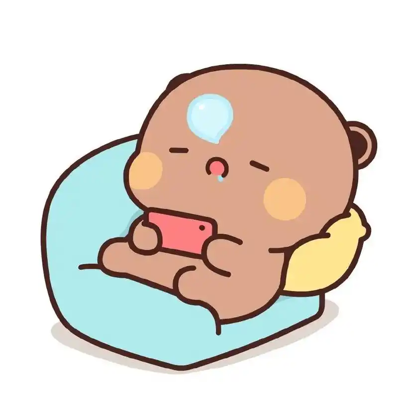 傻布布一整天都犯困6154136155##一二布布 #可爱表情包