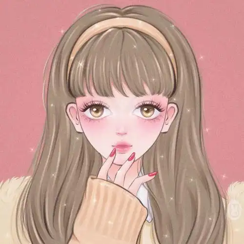 堆糖一婉手绘女生头像