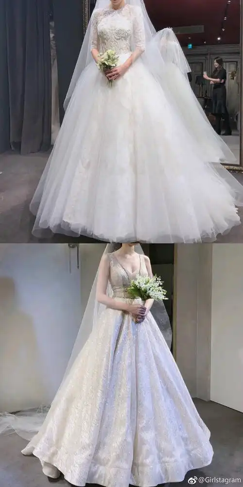 仙气十足的各类婚纱,愿所有女孩子都能嫁给爱情.