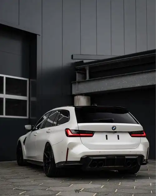 宝马m3旅行版改装德国wf he1极限凹轮毂