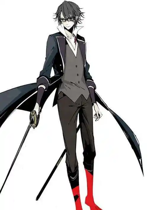 求动漫男生背影图 qq皮肤那种大小 最好是全身照 有长长的风衣 背景最