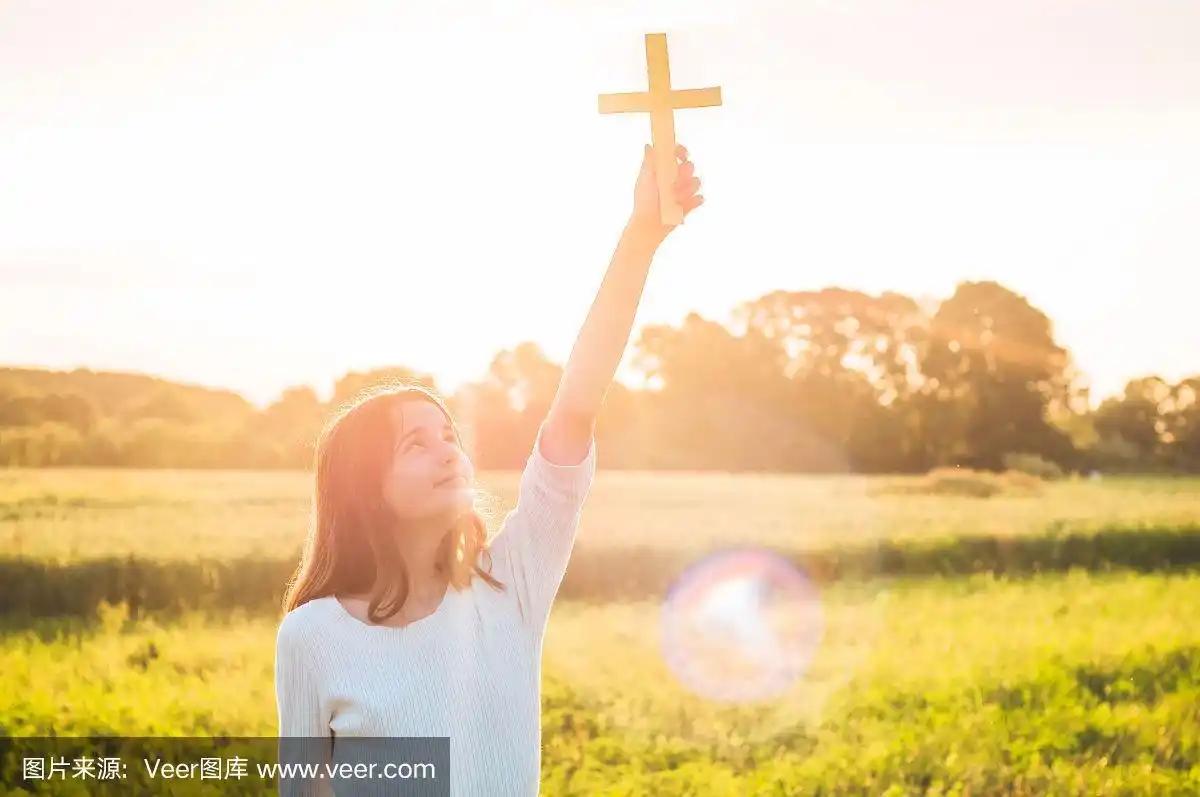 双手合十祈祷的观念,信仰,灵性和宗教