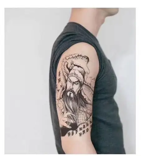 半臂纹身实拍图