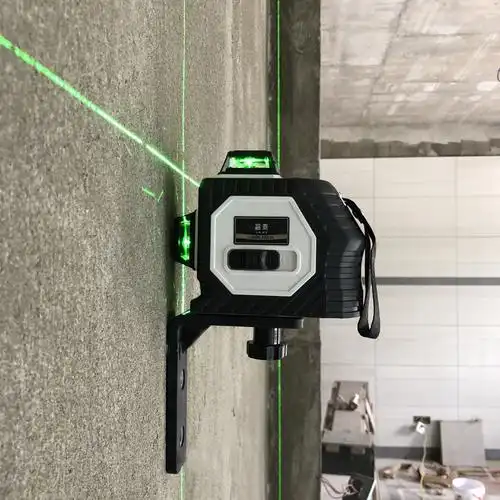 12线绿光贴墙仪蓝光十二线水平仪多功能墙砖红外线高精度自动打线 已