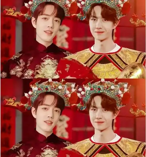 有一种同框是王一博和肖战,有一种友情是蓝忘机和魏无羡