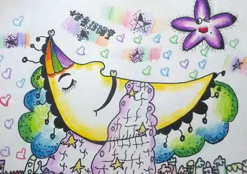 梦境/少儿绘画作品/儿童画/网络美术馆_中国少儿美术教育网