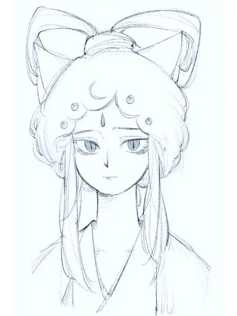 画了京剧猫的俩姐妹!