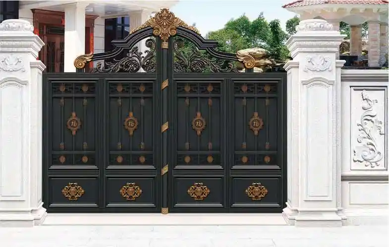 漯河双开庭院大门价格高挡小区别墅大门