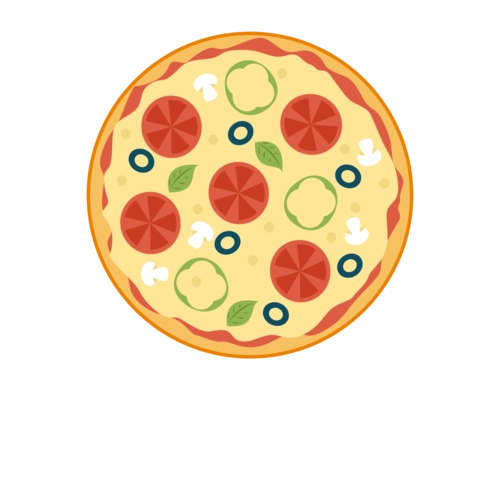 披萨手绘图片大全