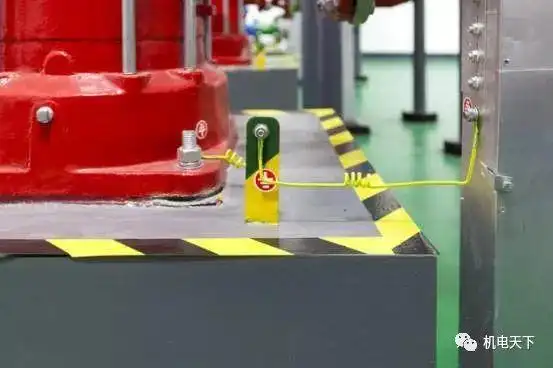 消防泵设备接地水箱接地