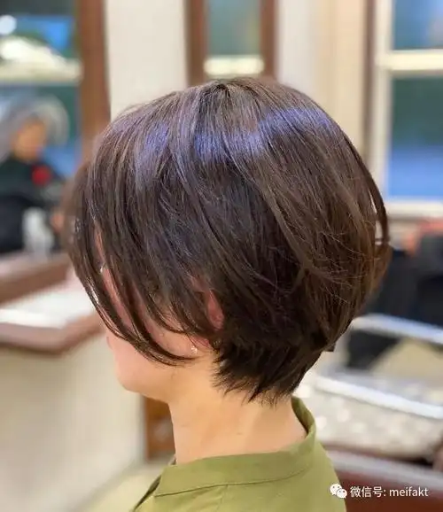 中年气质短发端庄优雅