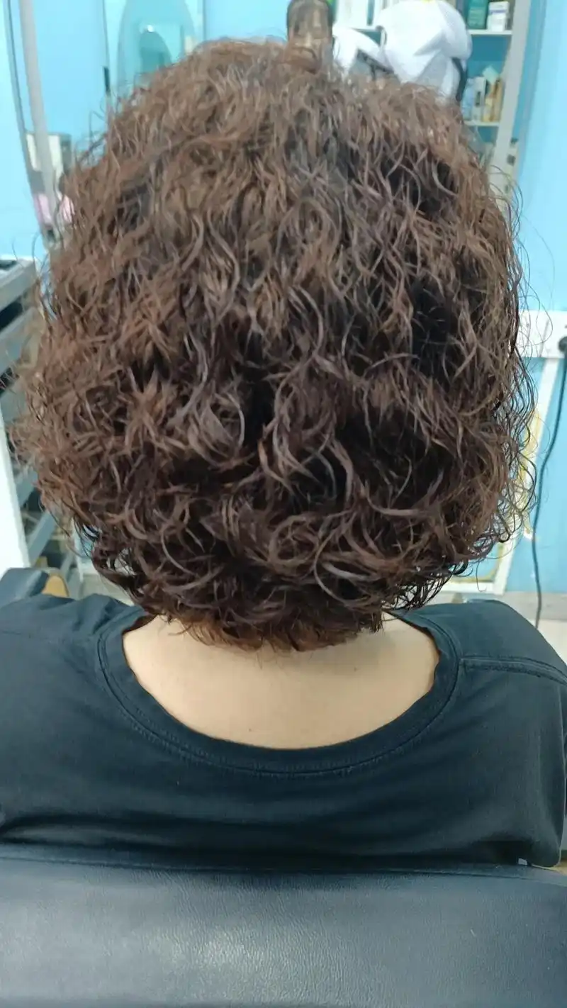 中老年烫卷发型#短发烫 - 抖音