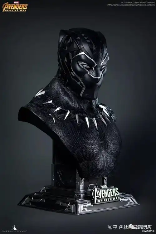 qs11黑豹胸像不仅花纹超细致还带紫外光效