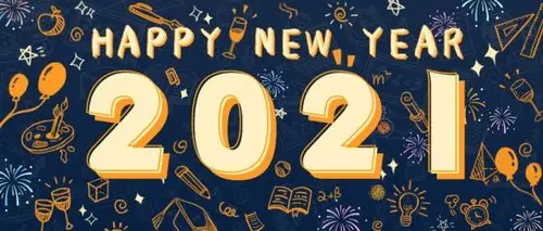 元旦2021跨年祝福首图