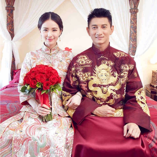 新娘敬酒礼服吴奇隆刘诗诗同款秀禾服中式结婚旗袍龙凤褂男女晚装