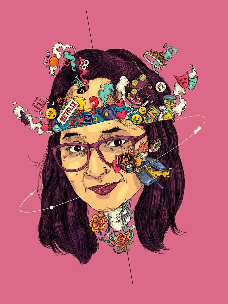 你的脑子里,到底都装了什么|设计师|脑子|插画_新浪新闻