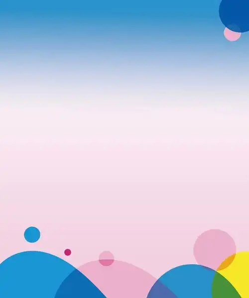 清新简约渐变促销海报背景模板