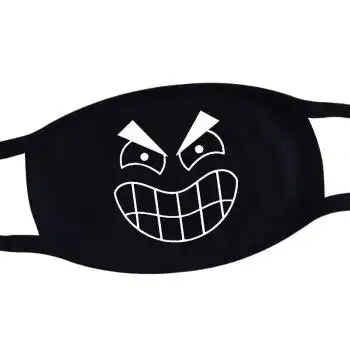 口罩春夏季男女士可爱卡通棉黑色口罩情侣个性情人节礼物 *款式十八