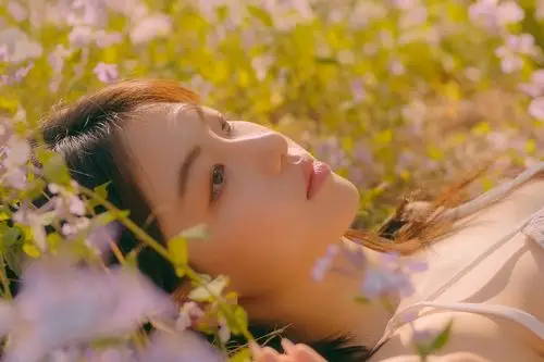 春天写真少女写真唯美人像