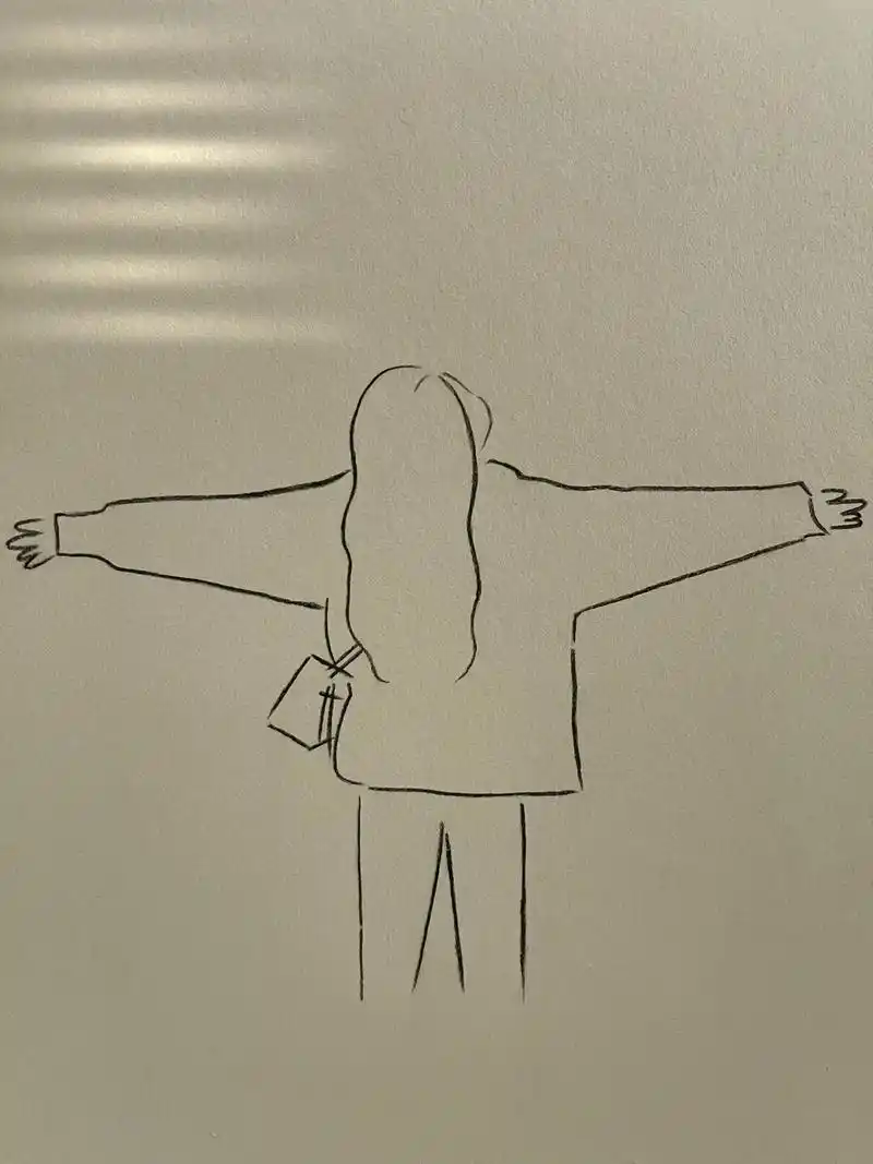 no.100简笔画-"享受风和自由"#想画就画  #简笔画  - 抖音