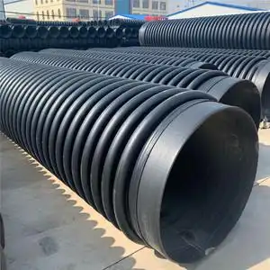 克拉管 菏泽500大口径pe缠绕结构壁管 pe缠绕结构壁克拉管