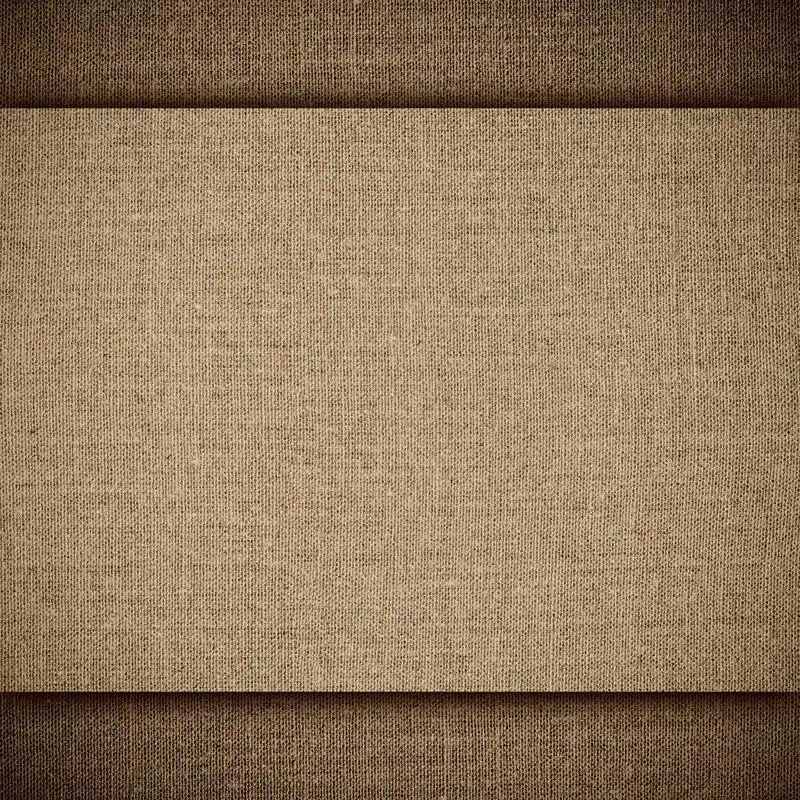棕色抽象亚麻背景,棕色抽象麻布背景或网格图案纺织棕褐色纹理
