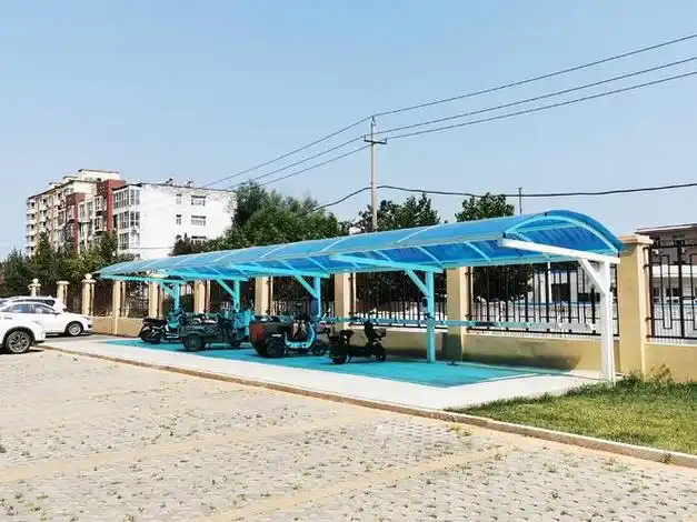 电动自行车充电桩及车棚安装后居民使用情况