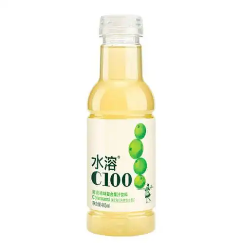 吉选农夫水溶c100青皮橘味445ml