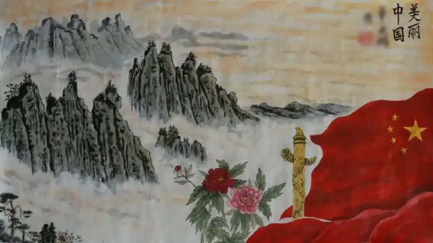 高墙内的他们有画想对祖国说