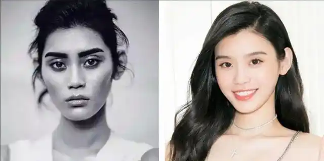 超模奚梦瑶整容后,变身傻白甜,哪些项目能拥有同款脸?