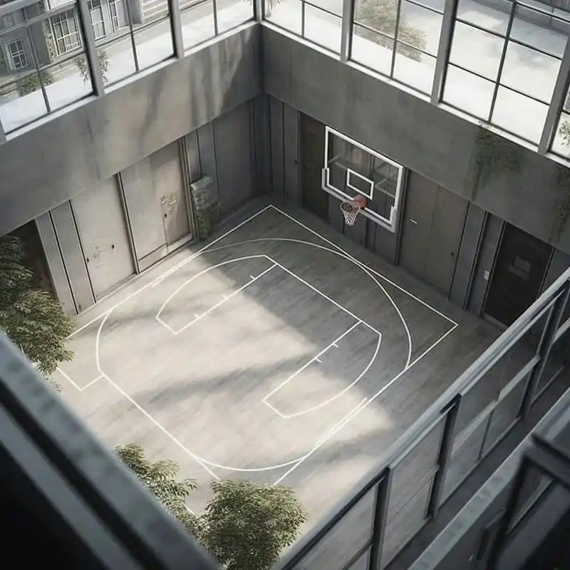 家庭篮球场 哪个篮球场是你梦寐以求的呢?