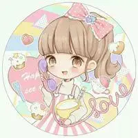 萌萌的小女孩照片头像卡通可爱人物