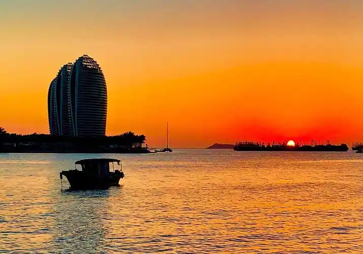 三亚——三亚湾的夕阳谁有它美?