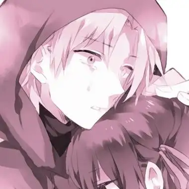 动漫头像男女接吻头像