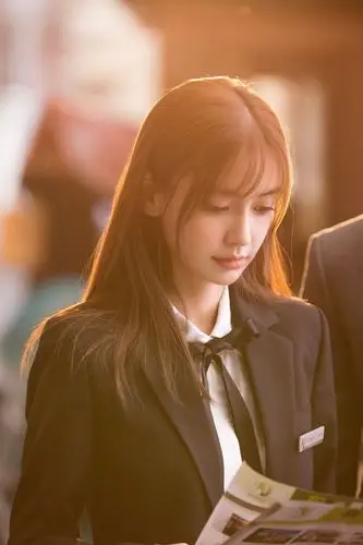 angelababy剪空气刘海,清新出镜,什么水平 zt