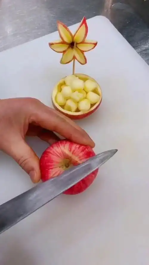 苹果这样切好看又简单
