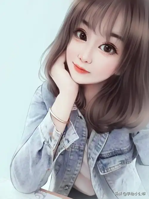 2022换新头像,大眼睛手绘漫画头像萌系又萌又可爱的女生头像