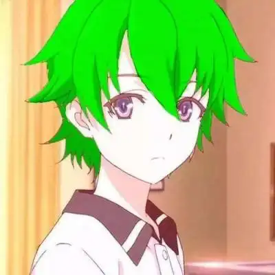 绿头发动漫头像高清男 二次元绿色头发男生头像 - 动漫头像 - 潮人