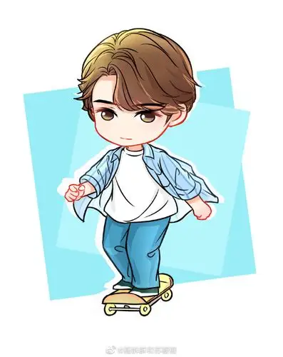 q版王一博 - 堆糖,美图壁纸兴趣社区