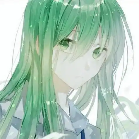 小女孩动漫头像绿茶 动漫头像图片大全 -【爱个性】