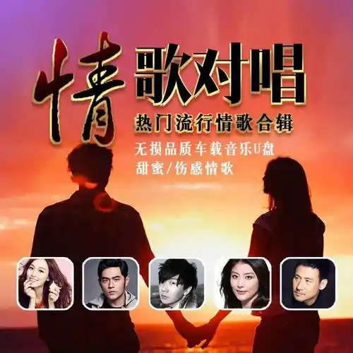 适用于情歌对唱音乐u盘阿衣莫只要有你梦醒时分新老热门对唱歌曲大全